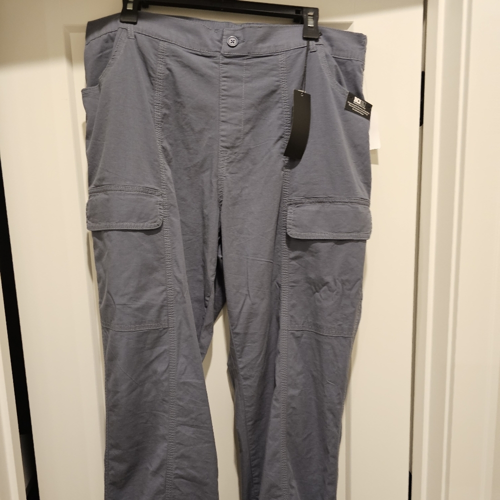 Women's Gray Cargo Pants